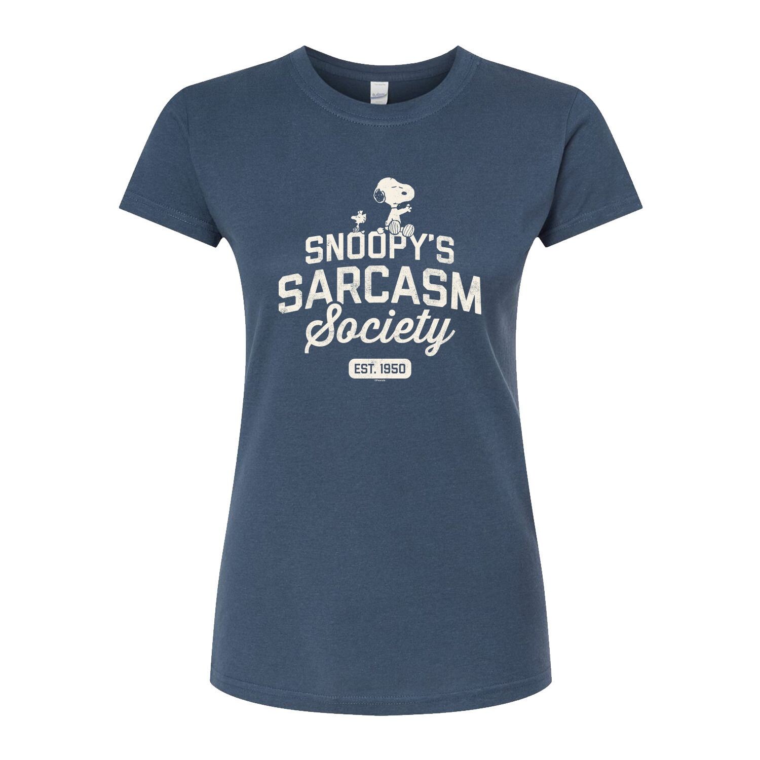 Футболка с рисунком Peanuts Charlie Brown & Snoopy Sarcasm Society для юниоров Licensed Character, синий
Футболка с рисунком Peanuts Charlie Brown & Snoopy Sarcasm Society для юниоров Licensed Character, синий