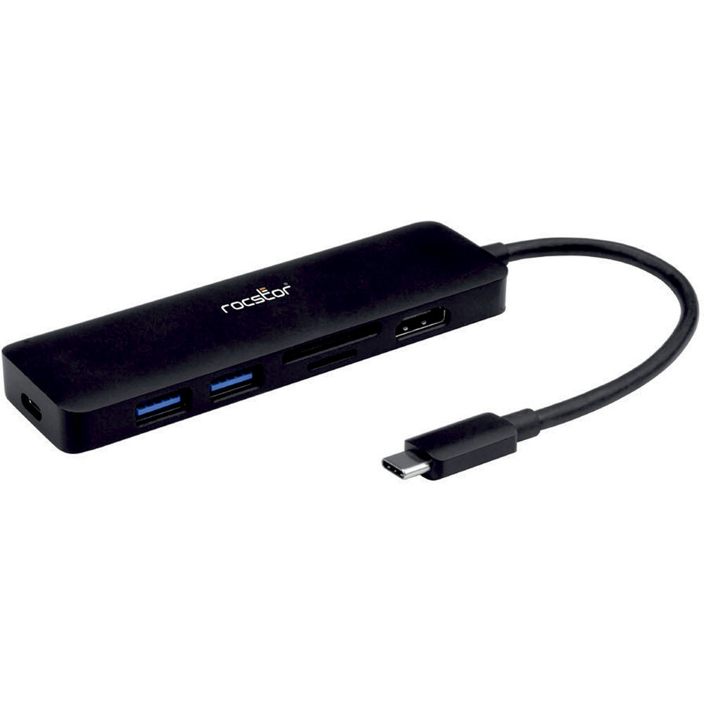 Док-станция Rocstor USB-C 6-in-1 4K Multi-Port Adapter Y10A309-B1
Док-станция Rocstor USB-C 6-in-1 4K Multi-Port Adapter Y10A309-B1