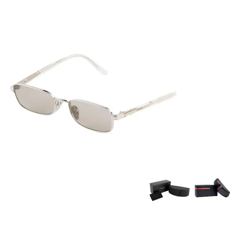 Прямоугольные солнцезащитные очки в оправе PRADA, серебряный
Прямоугольные солнцезащитные очки в оправе PRADA, серебряный