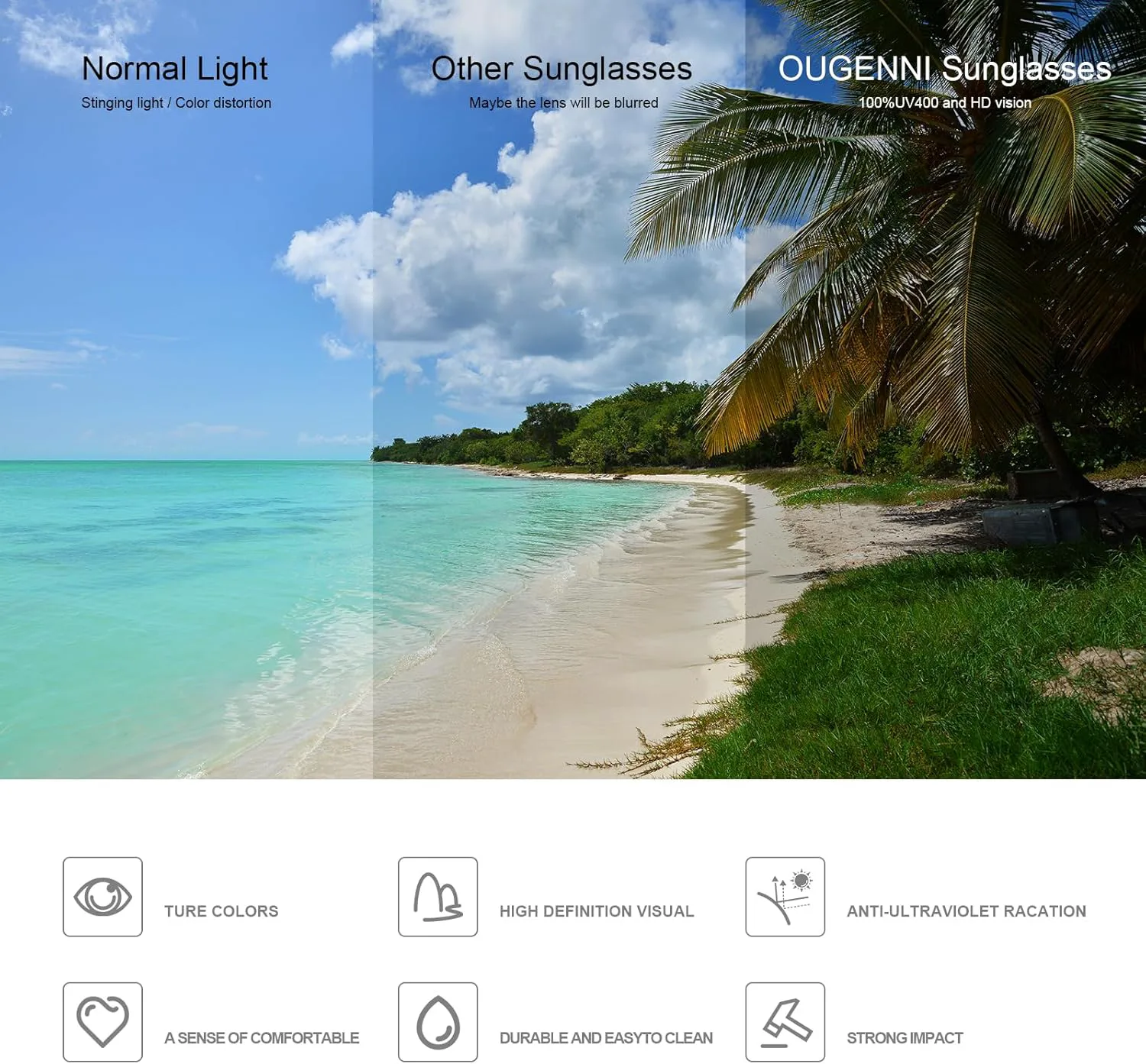 Солнцезащитные очки Ougenni для женщин и мужчин, винтажные, с HD-изображением, классические, ретро, с защитой от УФ-излучения, Black Grey&tea Leopard&pink
Солнцезащитные очки Ougenni для женщин и мужчин, винтажные, с HD-изображением, классические, ретро, с защитой от УФ-излучения, Black Grey&tea Leopard&pink