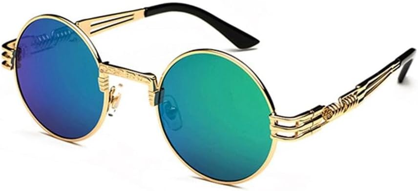 Модные ретро-солнцезащитные очки в стиле стимпанк с металлическими дужками для мужчин и женщин, разноцветные, в стиле панк, с защитой от ультрафиолета UV400 LOVQZAOF, N14 Gold Green
Модные ретро-солнцезащитные очки в стиле стимпанк с металлическими дужками для мужчин и женщин, разноцветные, в стиле панк, с защитой от ультрафиолета UV400 LOVQZAOF, N14 Gold Green