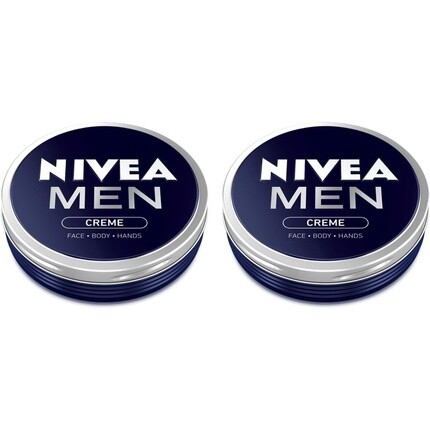 Мужской крем-увлажняющий крем для лица, рук и тела, 75 мл — упаковка из 2 шт., Nivea
Мужской крем-увлажняющий крем для лица, рук и тела, 75 мл — упаковка из 2 шт., Nivea