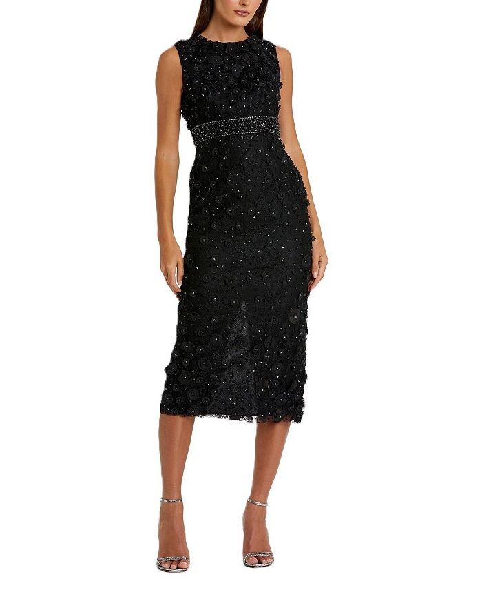 Mac Введение Прикладное платье миди Mac Duggal, черный
Mac Введение Прикладное платье миди Mac Duggal, черный