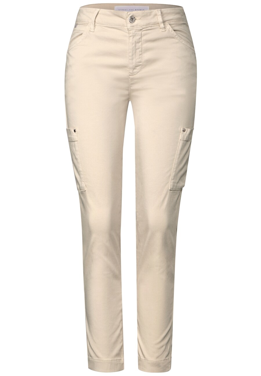 Узкие брюки-карго Street One Studio, бежевый
Узкие брюки-карго Street One Studio, бежевый