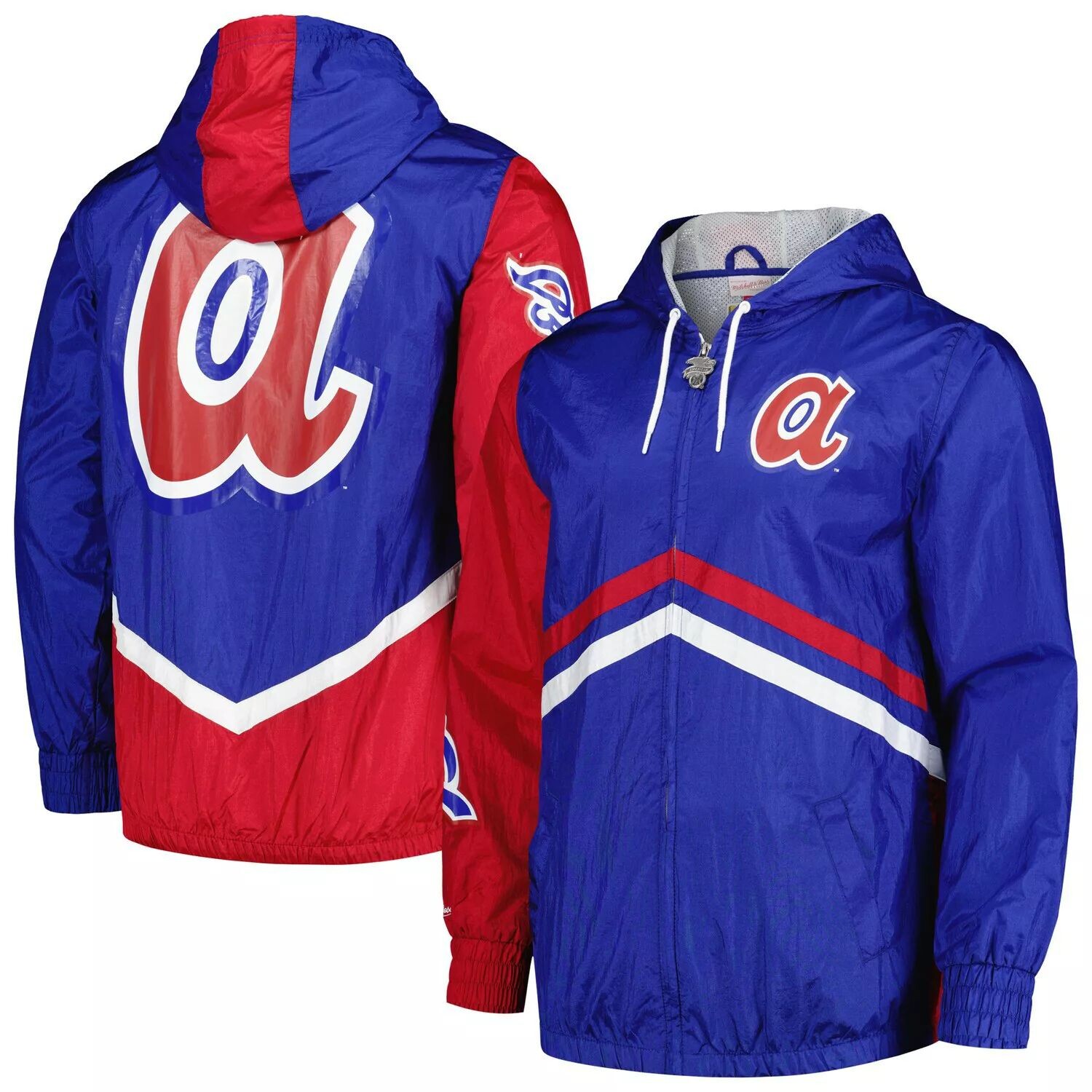 Мужская ветровка с капюшоном и молнией во всю длину Mitchell & Ness Royal Atlanta Braves Undeniable
Мужская ветровка с капюшоном и молнией во всю длину Mitchell & Ness Royal Atlanta Braves Undeniable