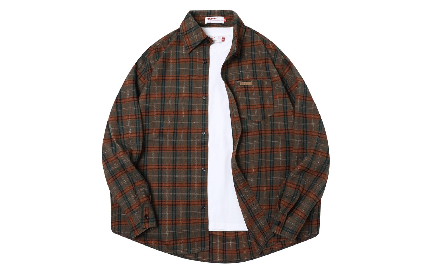 Рубашка унисекс TGNS, Черно-белый
Рубашка унисекс TGNS, Черно-белый