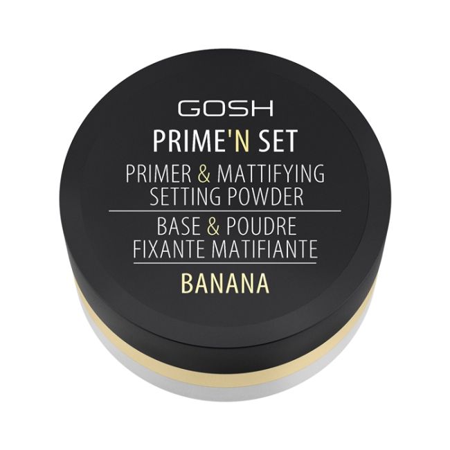 Prime'N set банановая основа под макияж Gosh, 7 гр (002 banana)
Prime'N set банановая основа под макияж Gosh, 7 гр (002 banana)