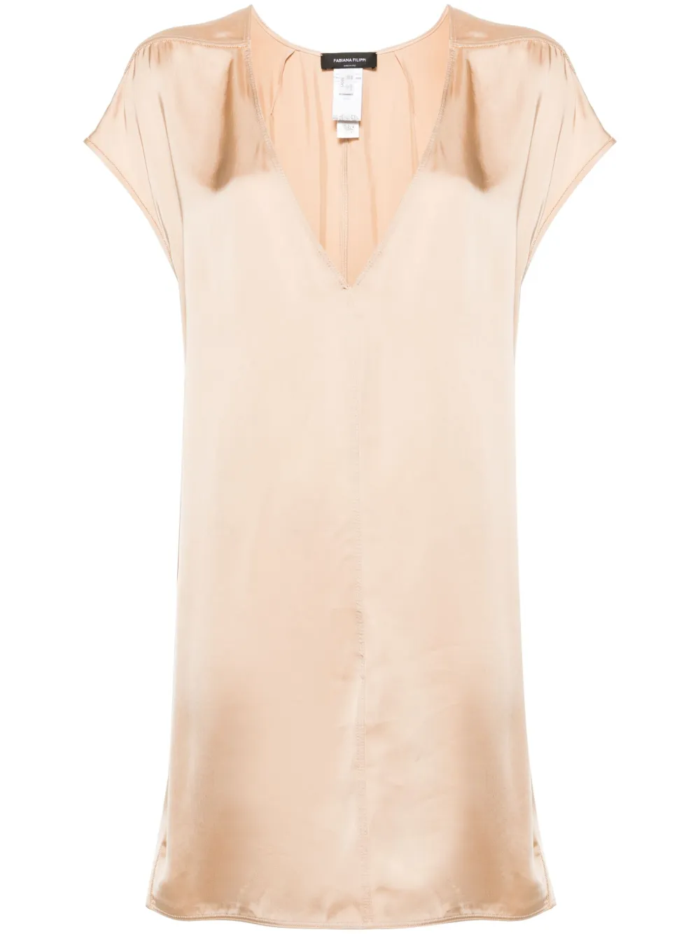 Атласная туника с бисером Fabiana Filippi, розовый
Атласная туника с бисером Fabiana Filippi, розовый