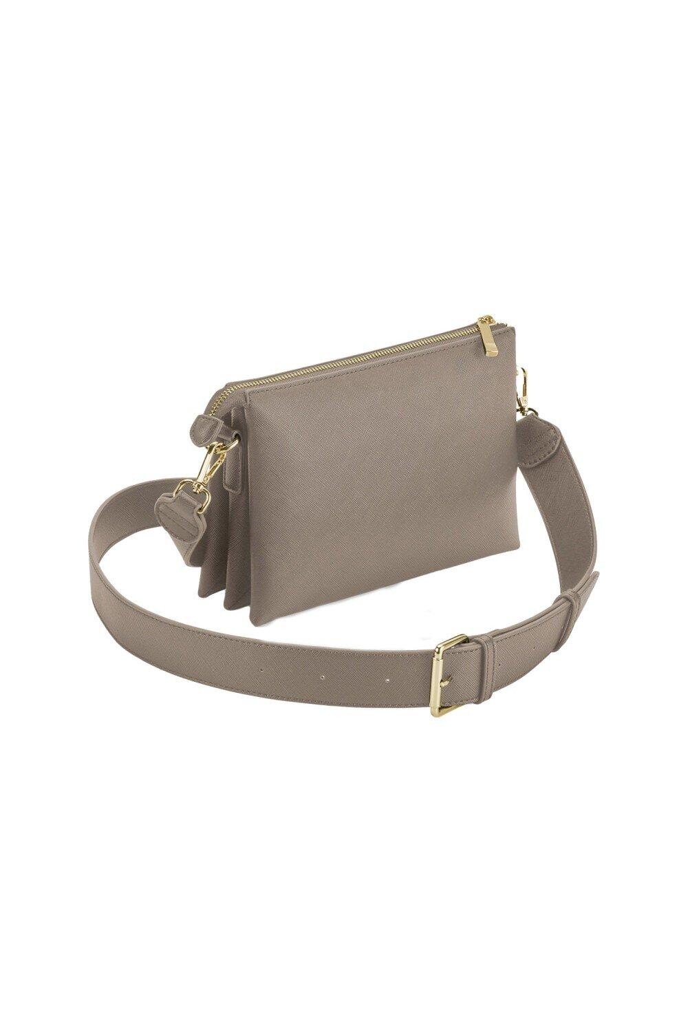 Бутиковая сумка через плечо Soft Touch Bagbase, коричневый
Бутиковая сумка через плечо Soft Touch Bagbase, коричневый