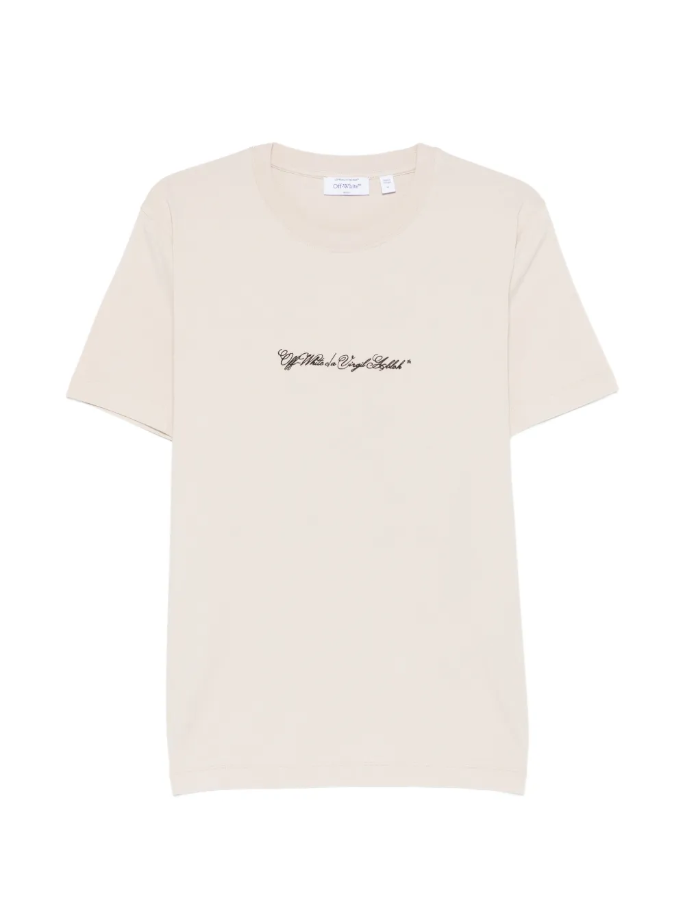 Футболка с принтом Off-White, бежевый
Футболка с принтом Off-White, бежевый
