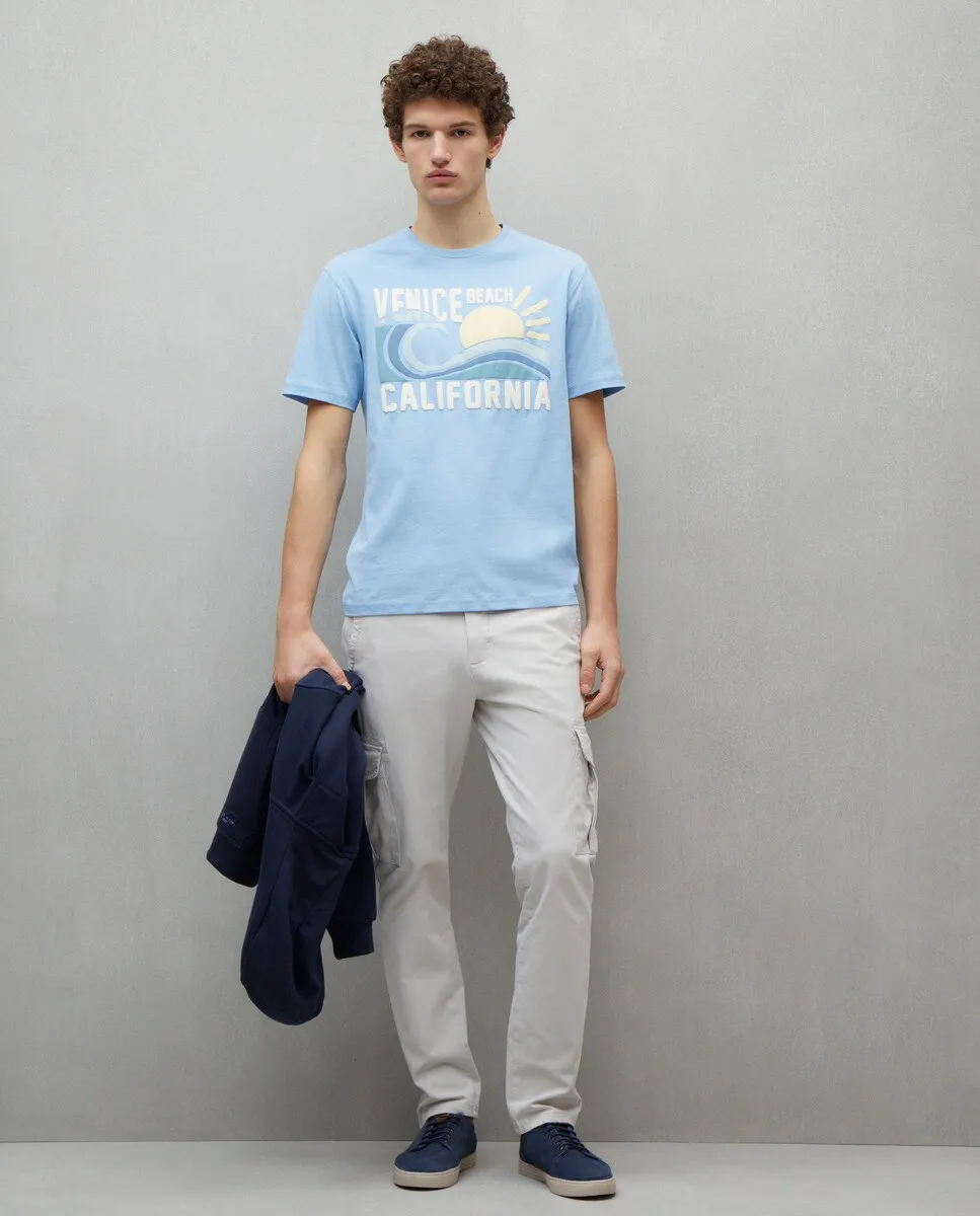 Мужская футболка с коротким рукавом Easy Wear, нежно-голубой
Мужская футболка с коротким рукавом Easy Wear, нежно-голубой