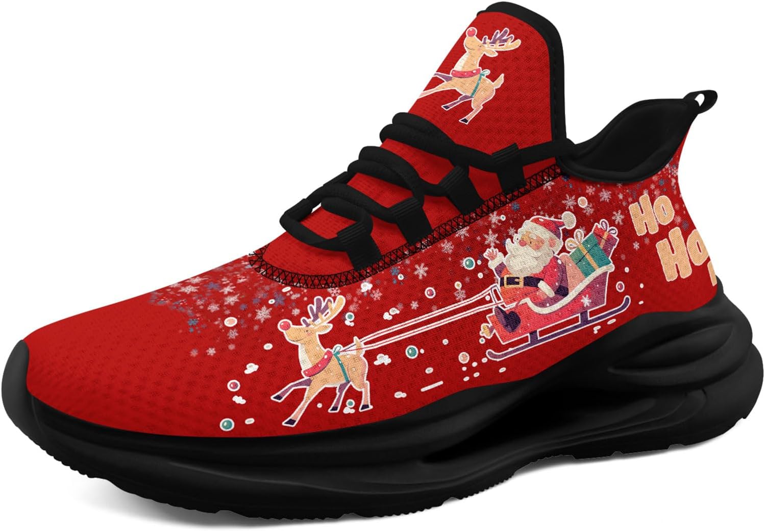 Рождественские кроссовки для женщин и мужчин, легкие, дышащие, модные спортивные кроссовки для бега и тренажерного зала с принтом Санты Awsole, черный/красный/синий/бежевый
Рождественские кроссовки для женщин и мужчин, легкие, дышащие, модные спортивные кроссовки для бега и тренажерного зала с принтом Санты Awsole, черный/красный/синий/бежевый