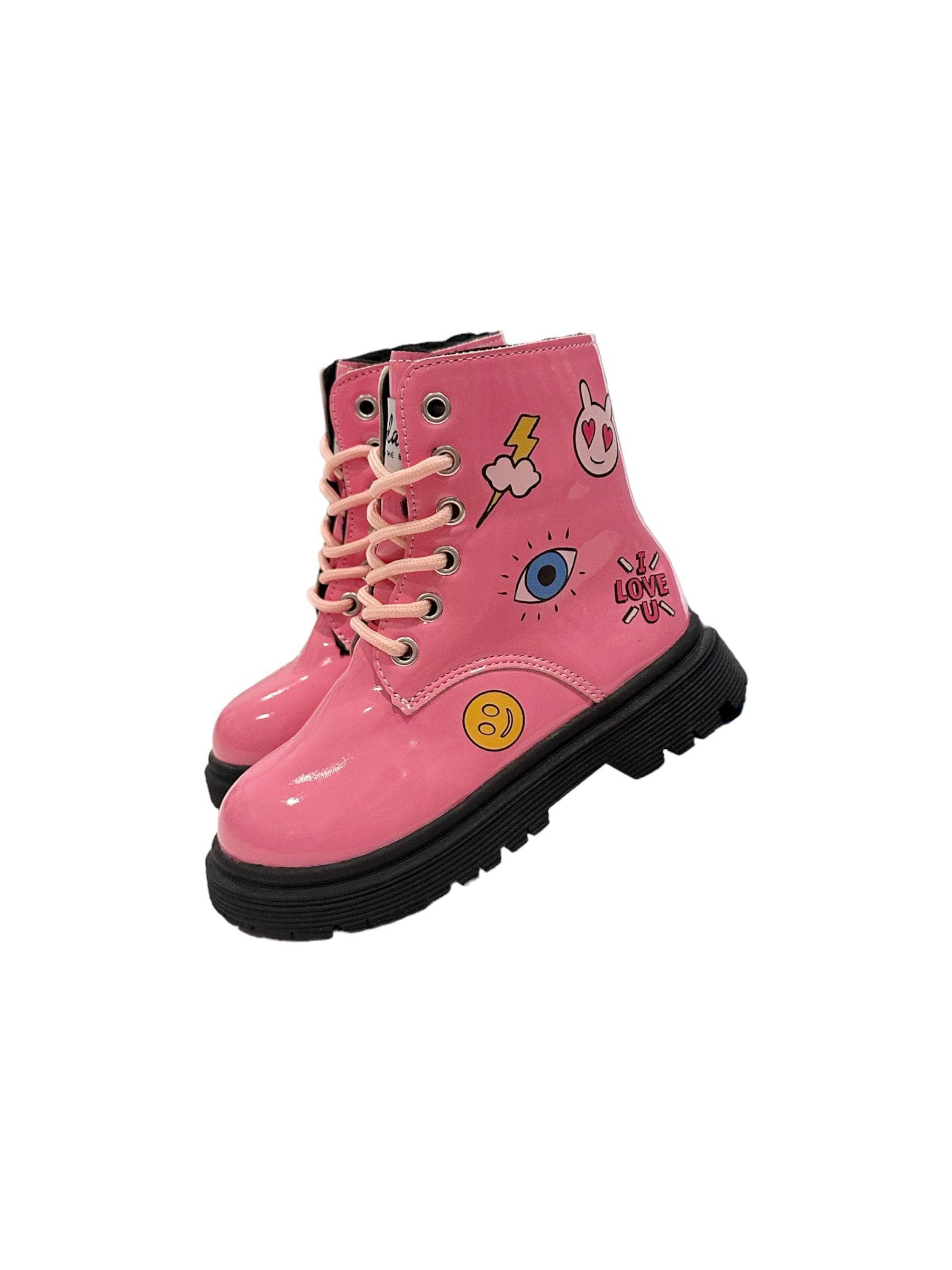 Ботинки Doodle Combat Lola + The Boys, розовый
Ботинки Doodle Combat Lola + The Boys, розовый