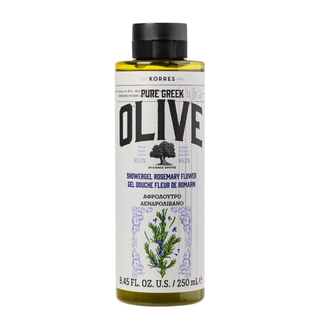 Гель для душа olive rosemary flower Korres, объем 250 мл
Гель для душа olive rosemary flower Korres, объем 250 мл