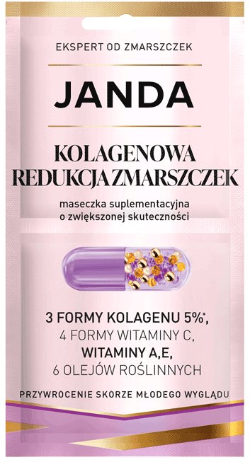 Janda Supplemental Collagen Face Mask Wrinkle Reduction 8 мл
Janda Supplemental Collagen Face Mask Wrinkle Reduction 8 мл