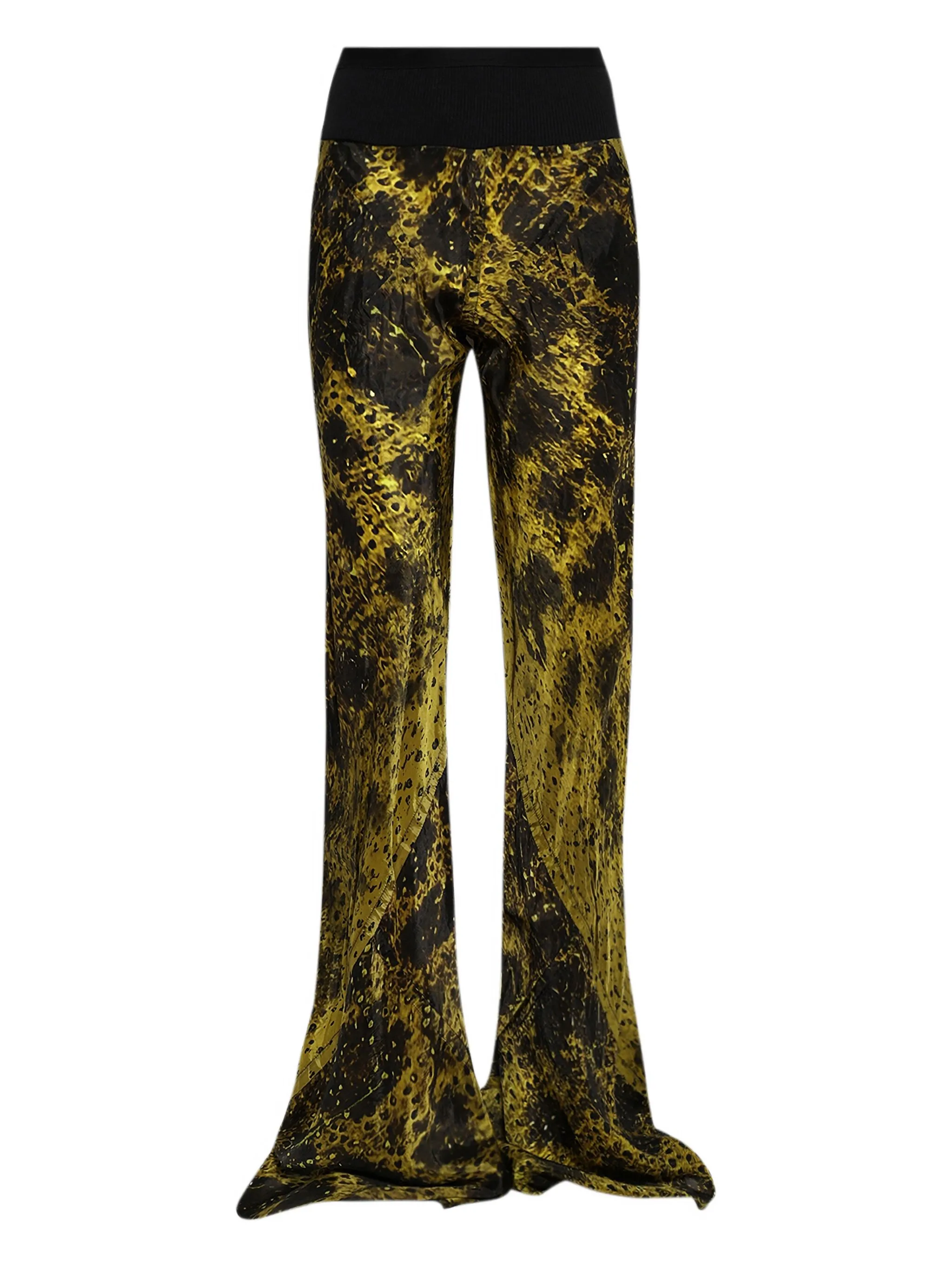 Расклешенные брюки Rick Owens, желтый
Расклешенные брюки Rick Owens, желтый