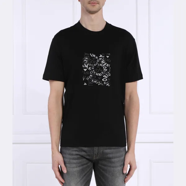 Футболка стандартного кроя Emporio Armani, черный
Футболка стандартного кроя Emporio Armani, черный