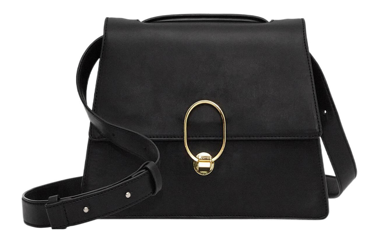 COS Кожаная сумка через плечо женская черная, Black
COS Кожаная сумка через плечо женская черная, Black