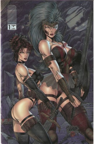 Glory/ Avengelyne #1 Holochrome Edition October 1995 (Image Comics)
Glory/ Avengelyne #1 Holochrome Edition October 1995 (Image Comics)