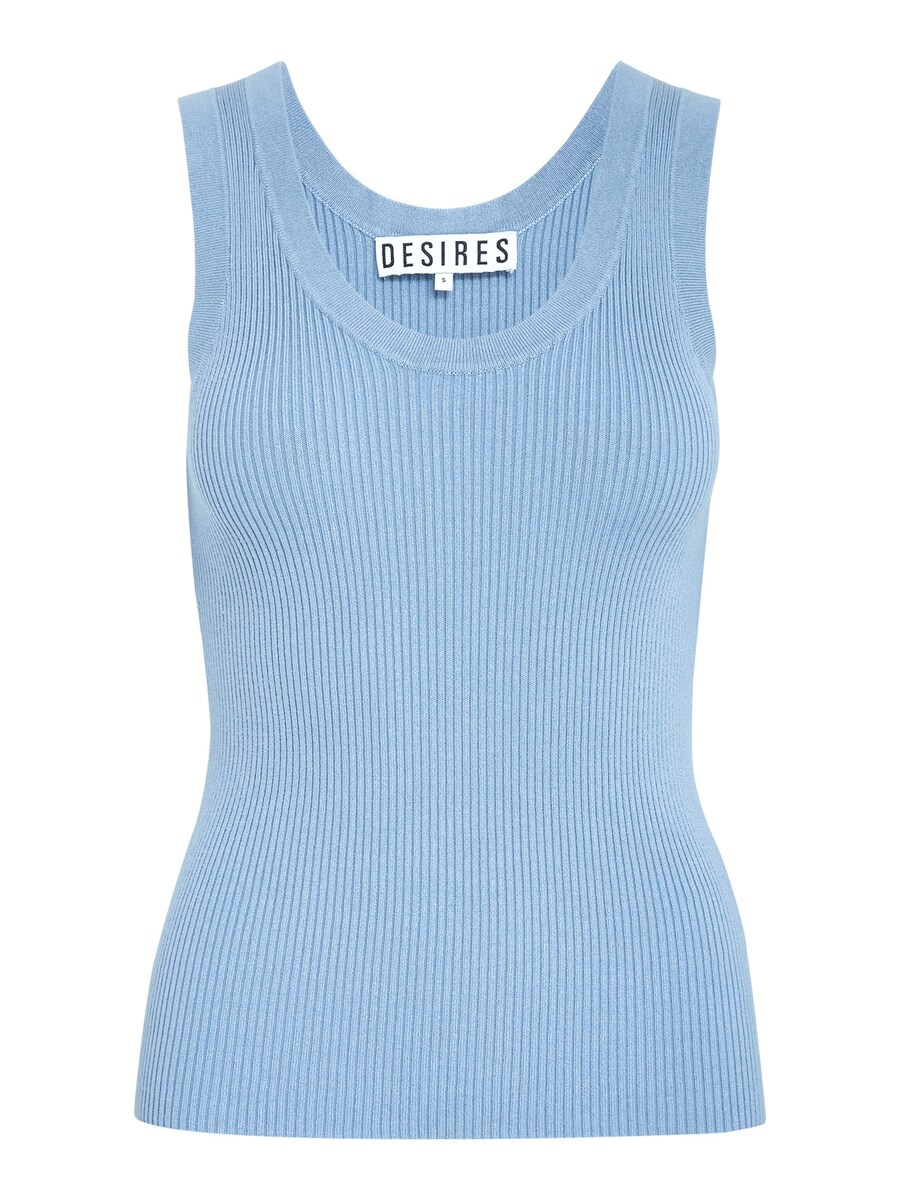 Вязаный топ DESIRES Aneli, светло-синий 
Вязаный топ DESIRES Aneli, светло-синий