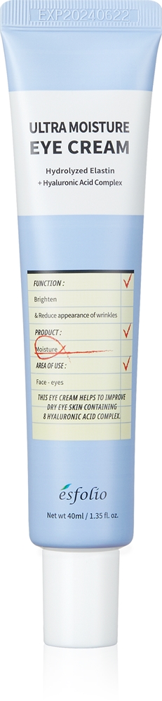 Ультраувлажняющий крем для глаз Esfolio, 40 мл
Ультраувлажняющий крем для глаз Esfolio, 40 мл