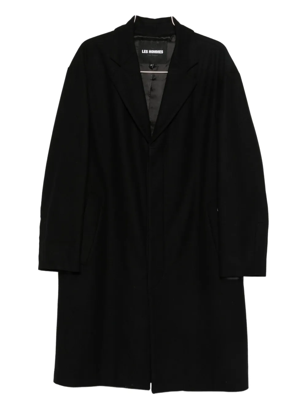 Однобортное пальто LES HOMMES, черный
Однобортное пальто LES HOMMES, черный