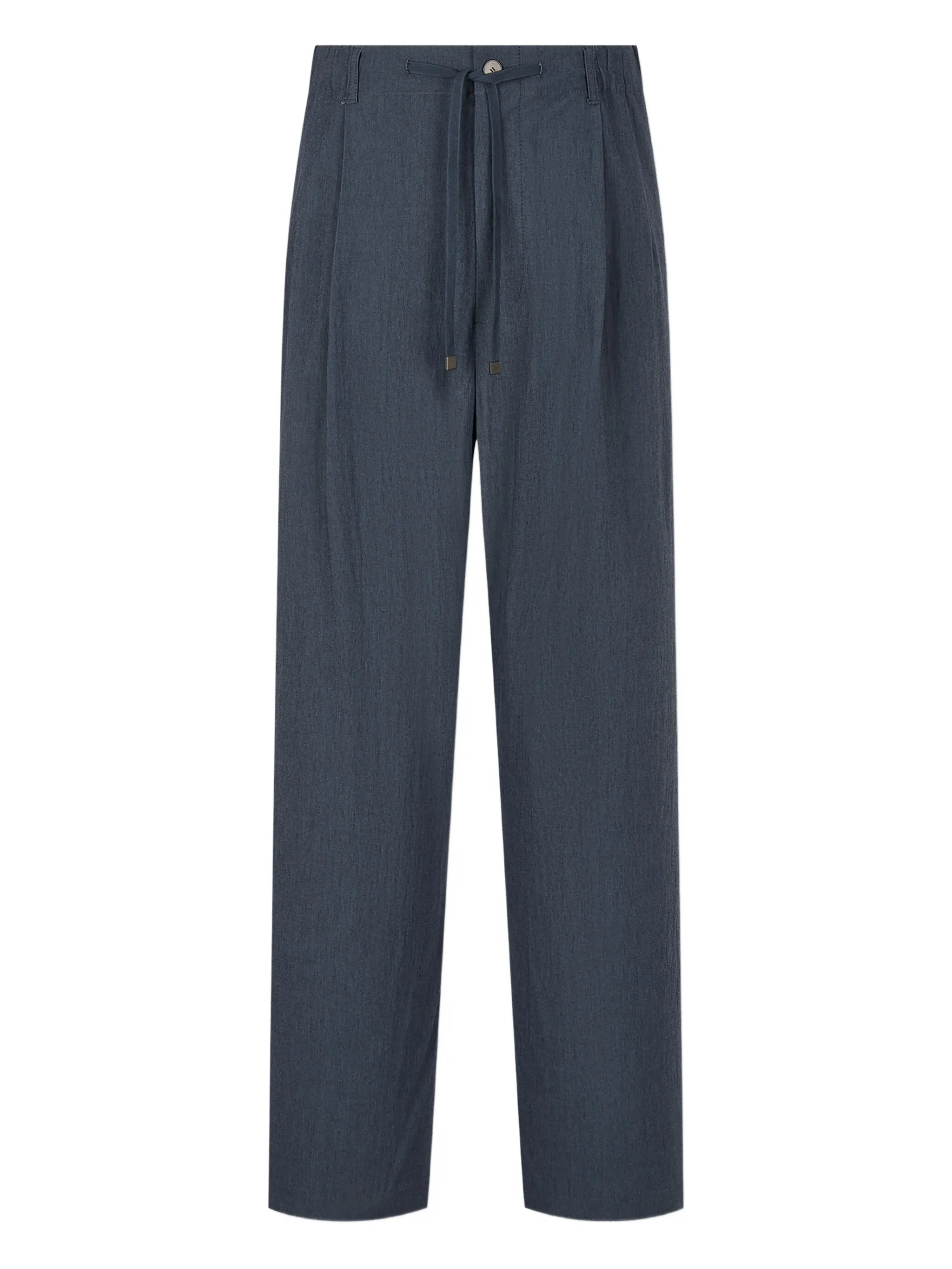 Брюки с кулиской и складками Studio Tomboy, синий
Брюки с кулиской и складками Studio Tomboy, синий