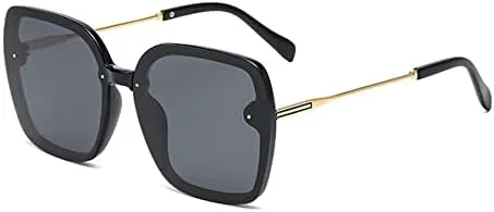 Поляризованные женские солнцезащитные очки, летние очки для вождения и рыбалки, с большой черной оправой, защита от УФ-излучения UV400 MTZJH, Black Gold Black
Поляризованные женские солнцезащитные очки, летние очки для вождения и рыбалки, с большой черной оправой, защита от УФ-излучения UV400 MTZJH, Black Gold Black