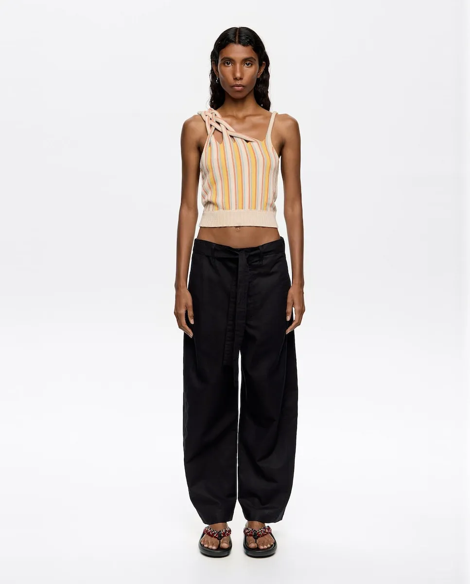 Прямые женские брюки из льна Bimba Y Lola, черный
Прямые женские брюки из льна Bimba Y Lola, черный