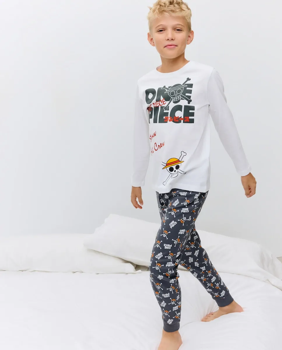 Детские длинные трикотажные штаны с принтом One Piece Cotton Juice, серый
Детские длинные трикотажные штаны с принтом One Piece Cotton Juice, серый