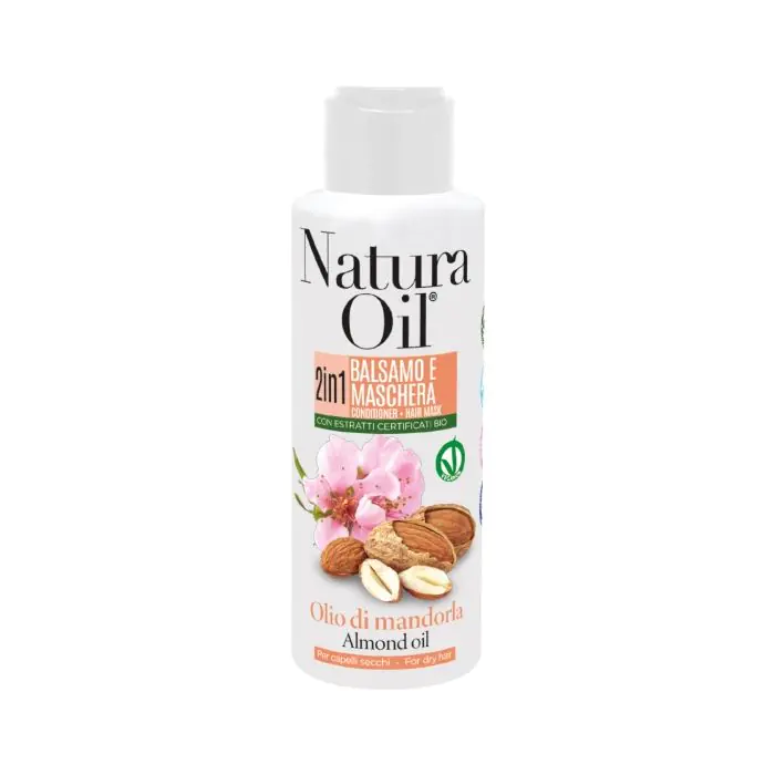 Кондиционер для волос mini acondicionador 2 en 1 con aceite de almendra Natura Oil, объем 100 мл
Кондиционер для волос mini acondicionador 2 en 1 con aceite de almendra Natura Oil, объем 100 мл