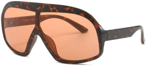 Ретро-солнцезащитные очки большого размера с леопардовым принтом для женщин и мужчин, цельные солнцезащитные очки с защитой от УФ-излучения UV400 MTZJH, Leopard Orange
Ретро-солнцезащитные очки большого размера с леопардовым принтом для женщин и мужчин, цельные солнцезащитные очки с защитой от УФ-излучения UV400 MTZJH, Leopard Orange