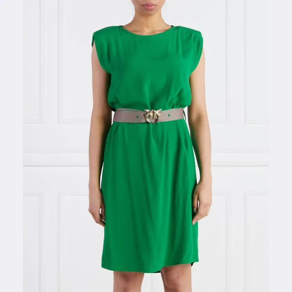 Платье с поясом лангирано Pinko, зеленый
Платье с поясом лангирано Pinko, зеленый