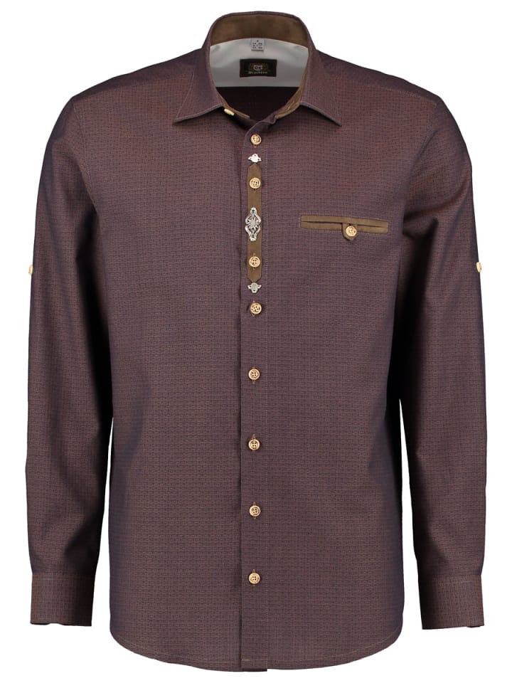 Рубашка Qvaioq светло-коричневого цвета OS-Trachten
Рубашка Qvaioq светло-коричневого цвета OS-Trachten