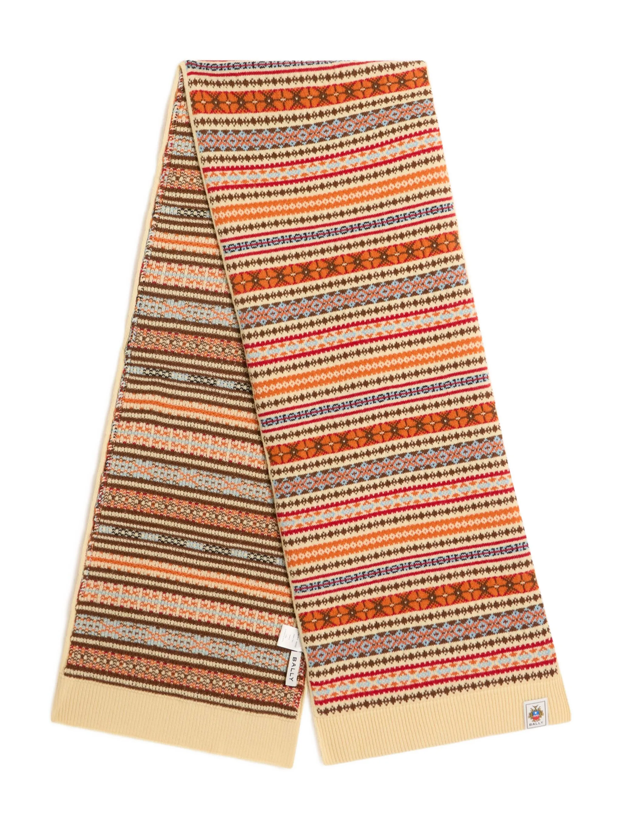 Шерстяной шарф Bally, коричневый
Шерстяной шарф Bally, коричневый