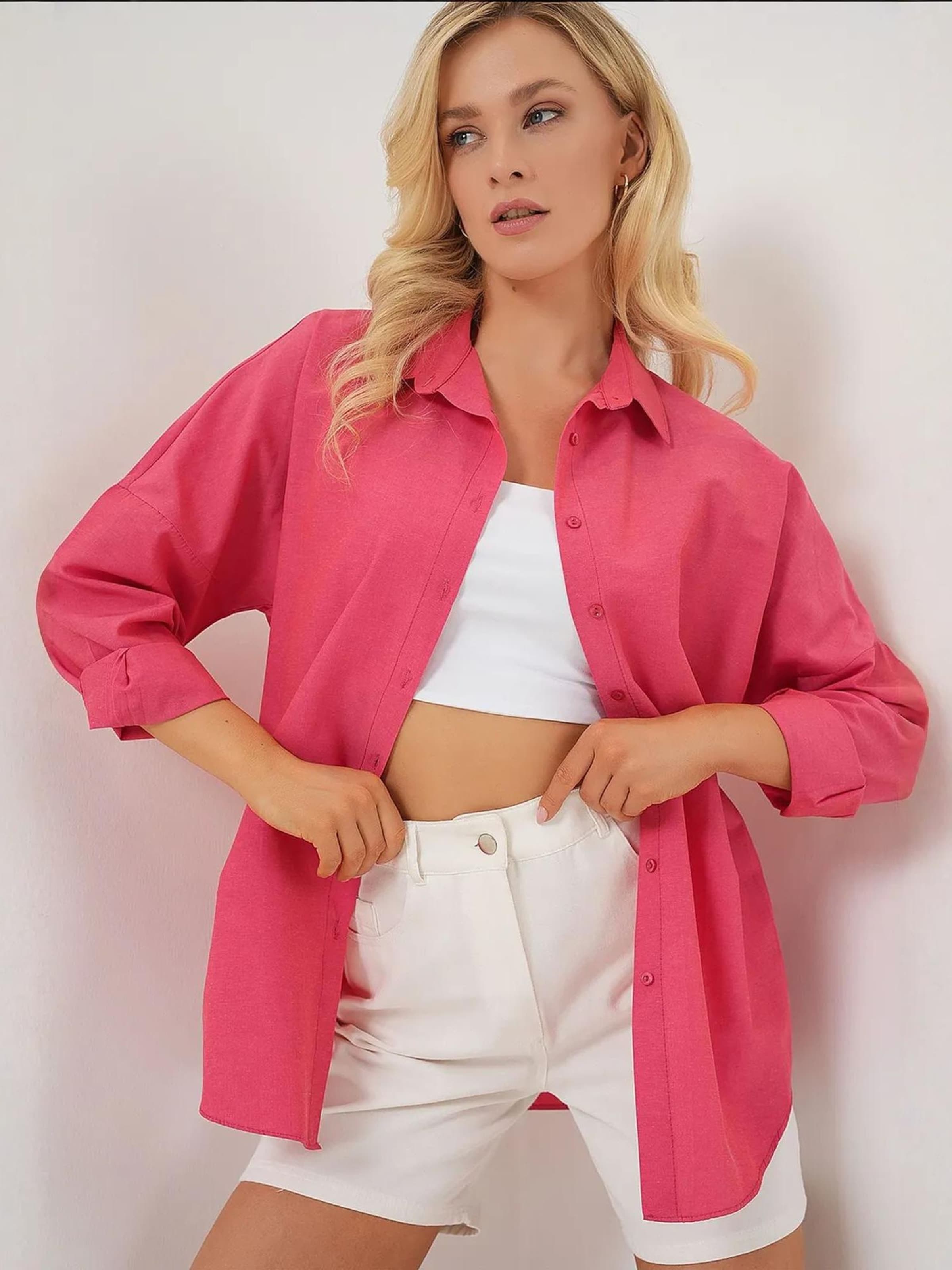 Bigdart Блузка в темно-розовом цвете
Bigdart Блузка в темно-розовом цвете