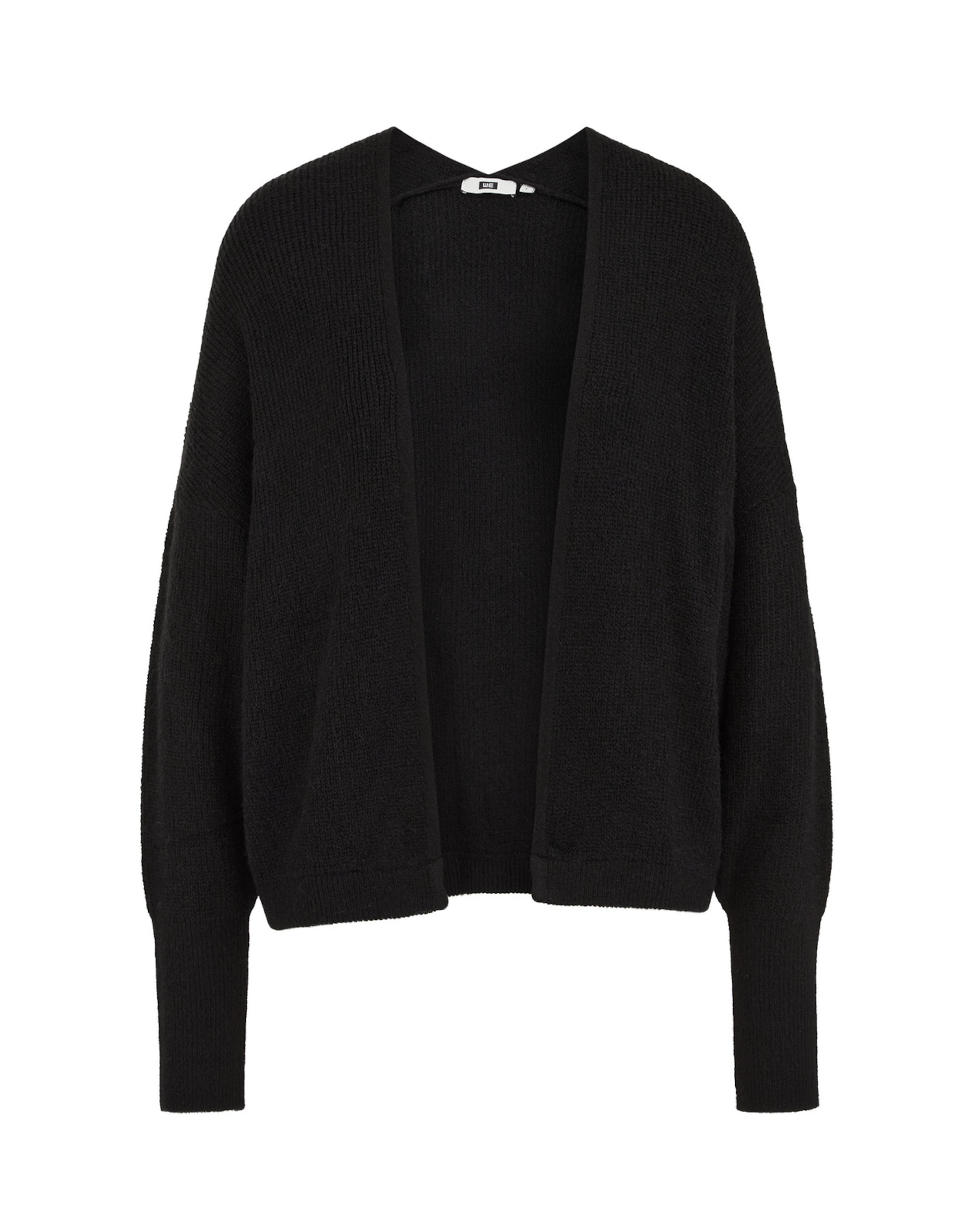 WE Fashion Вязаный кардиган в черном цвете
WE Fashion Вязаный кардиган в черном цвете