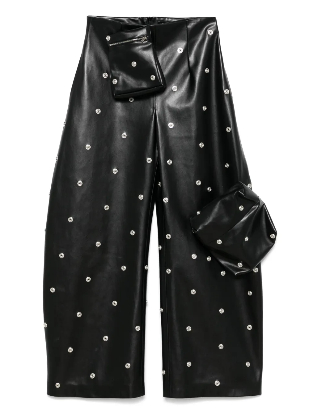 Брюки из искусственной кожи с заклепками A.W.A.K.E. Mode, черный
Брюки из искусственной кожи с заклепками A.W.A.K.E. Mode, черный