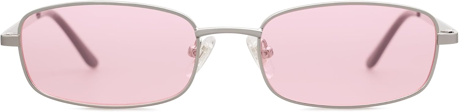 Солнцезащитные очки SOJOS маленького размера, прямоугольной формы, для женщин и мужчин, в стиле ретро 80-х, 90-х, Y2K, узкие, тонкие, облегающие, модель SJ1187, Silver/Tinted Pink
Солнцезащитные очки SOJOS маленького размера, прямоугольной формы, для женщин и мужчин, в стиле ретро 80-х, 90-х, Y2K, узкие, тонкие, облегающие, модель SJ1187, Silver/Tinted Pink