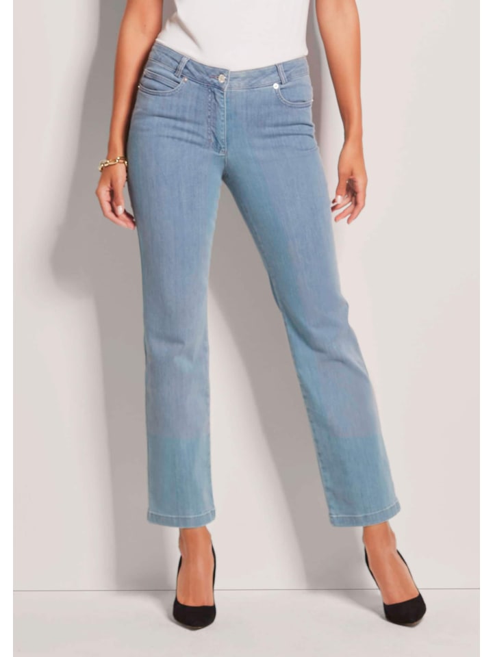 MADELEINE Узкие джинсы с пятью карманами, выбеленные
MADELEINE Узкие джинсы с пятью карманами, выбеленные