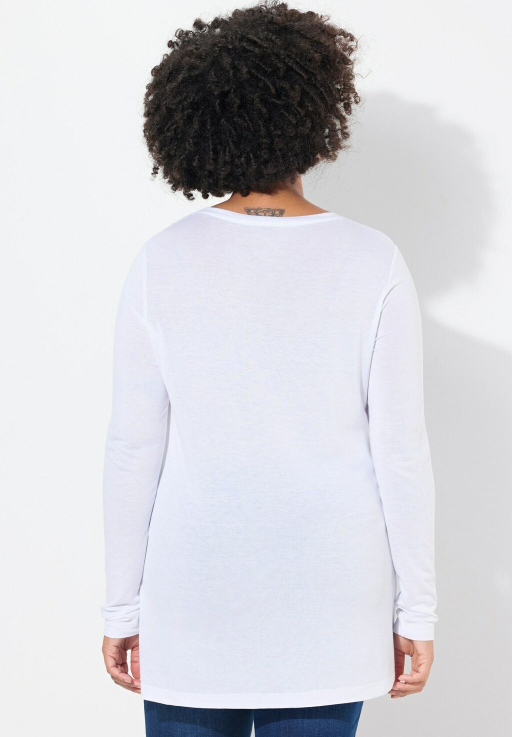 Топ с длинными рукавами A-LINIE STERNENDRUCK Angel of Style, белый 
Топ с длинными рукавами A-LINIE STERNENDRUCK Angel of Style, белый