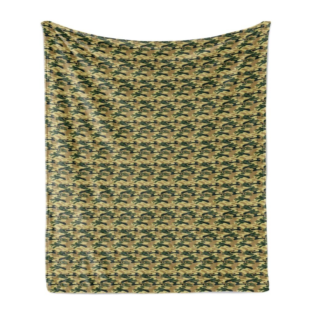Мягкое фланелевое флисовое одеяло ABAKUHAUS Camouflage, камуфляжный орнамент «Джунгли», уютный плюш для использования в помещении и на улице, 125 x 175 см, многоцветный темно-хаки, зеленый
Мягкое фланелевое флисовое одеяло ABAKUHAUS Camouflage, камуфляжный орнамент «Джунгли», уютный плюш для использования в помещении и на улице, 125 x 175 см, многоцветный темно-хаки, зеленый