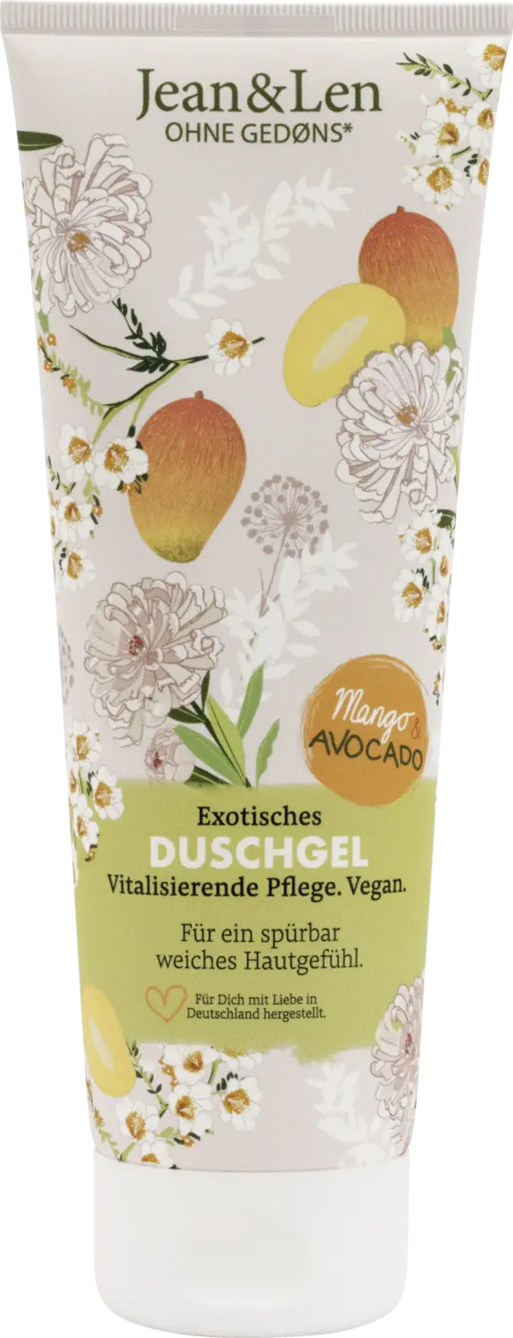 Гель для душа Jean&Len vitalisierendes Duschgel Mango & Avocado
Гель для душа Jean&Len vitalisierendes Duschgel Mango & Avocado