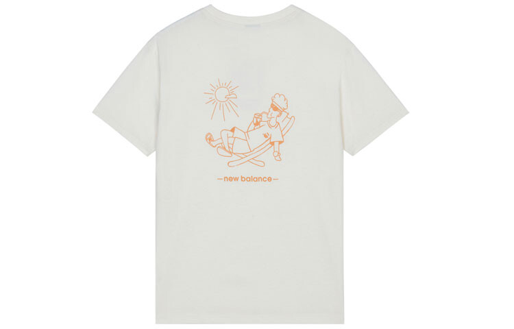 Футболка мужская белая New Balance, белый 
Футболка мужская белая New Balance, белый