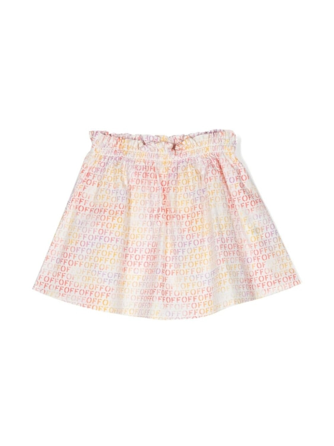 Off-White Kids расклешенная юбка с логотипом, белый
Off-White Kids расклешенная юбка с логотипом, белый