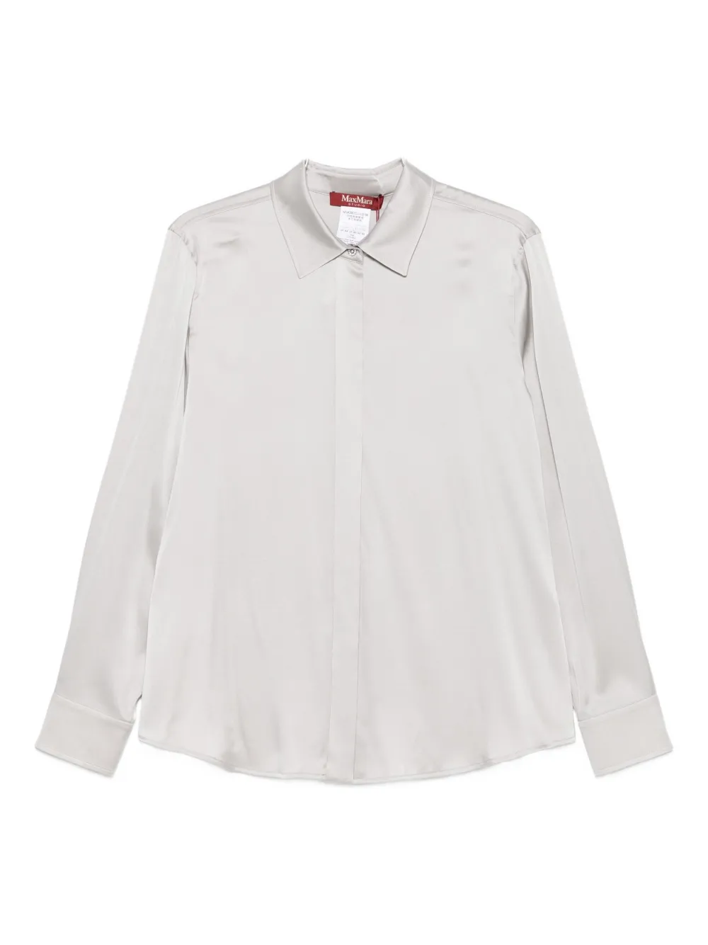 Рубашка из эластичного шелка Max Mara, серый
Рубашка из эластичного шелка Max Mara, серый