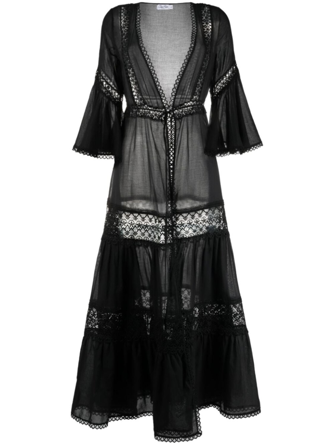 Платье с V-образным вырезом и цветочной вышивкой Charo Ruiz Ibiza, черный
Платье с V-образным вырезом и цветочной вышивкой Charo Ruiz Ibiza, черный