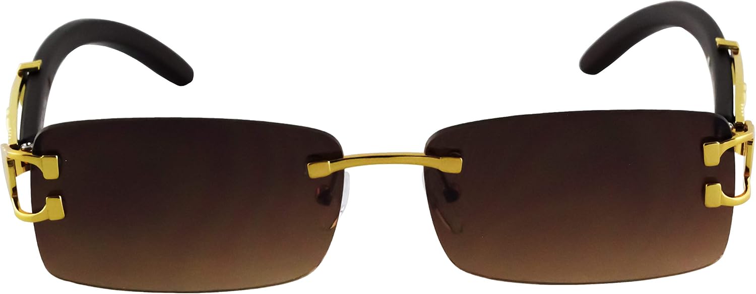 Безупречные - Мужские модные золотистые стильные очки с прозрачными линзами, прямоугольные, в стиле ретро, без оправы, солнцезащитные очки для женщин FLAWLESS EYEWEAR, Gold Frame Brown Lens
Безупречные - Мужские модные золотистые стильные очки с прозрачными линзами, прямоугольные, в стиле ретро, без оправы, солнцезащитные очки для женщин FLAWLESS EYEWEAR, Gold Frame Brown Lens