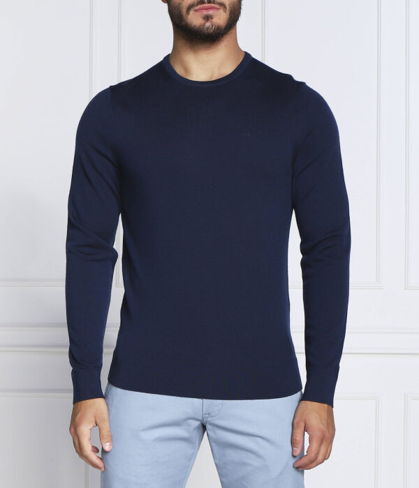 Свитер шерстяной Calvin Klein приталенный, синий
Свитер шерстяной Calvin Klein приталенный, синий