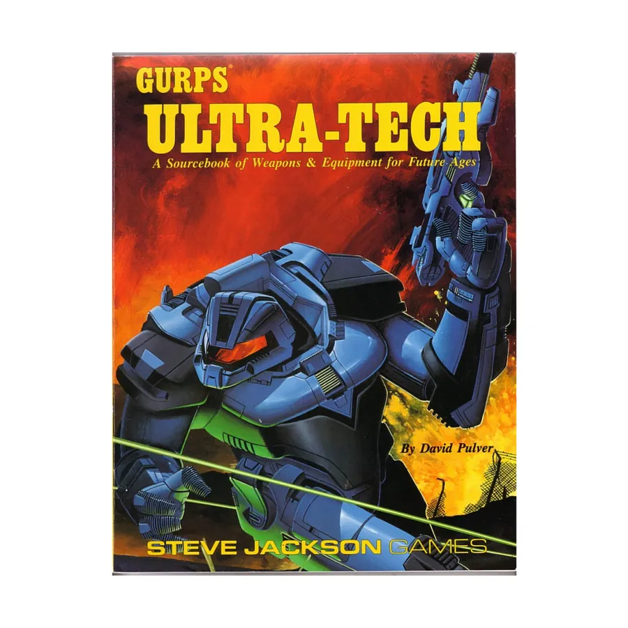 Ultra-Tech (1st Edition), GURPS (1st-3rd Edition) - Technology & Equipment, мягкая обложка
Ultra-Tech (1st Edition), GURPS (1st-3rd Edition) - Technology & Equipment, мягкая обложка